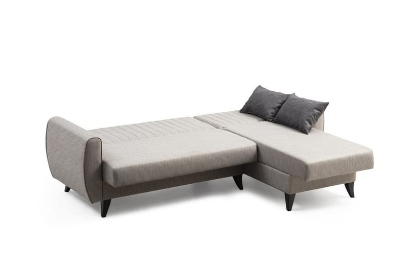 Dalima Sovesofa med Sjeselong 3-seter - Lys grå - Møbler - Sofaer - Sovesofaer