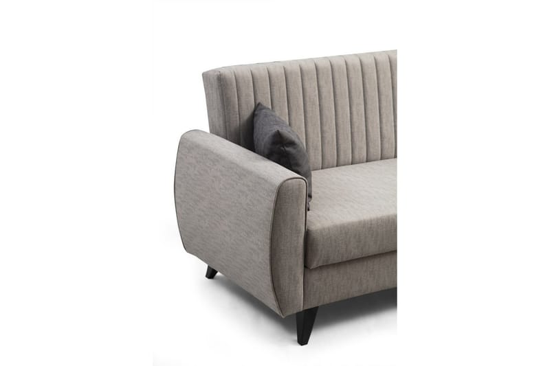 Dalima Sovesofa med Sjeselong 3-seter - Lys grå - Møbler - Sofaer - Sovesofaer