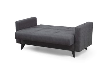 Darcia 2-seter Sovesofa 55x125 cm med Oppbevaring i Stoff - Antrasitt - Møbler - Sofaer - Sovesofaer