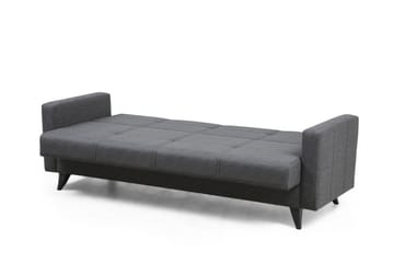 Darcia 3-seters Sovesofa 55x183 cm med Oppbevaring i Stoff - Grå - Møbler - Sofaer - Sovesofaer