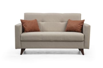 Darcia Sovesofa 2-seter - Beige - Møbler - Sofaer - Sovesofaer