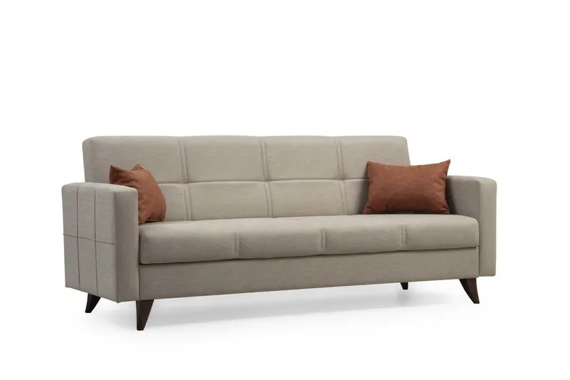 Darcia Sovesofa 3-seter - Beige - Møbler - Sofaer - Sovesofaer