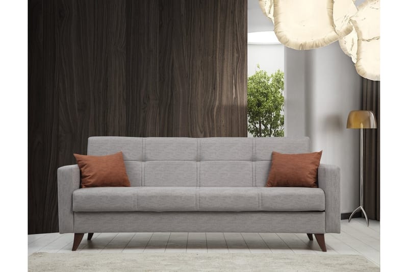Darcia Sovesofa 3-seter - Lys grå - Møbler - Sofaer - Sovesofaer