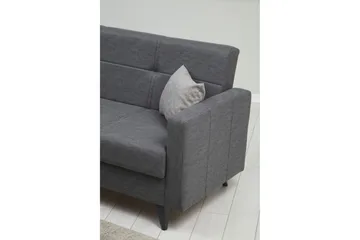 Darcia Sovesofa 3-seter - Mørkegrå - Møbler - Sofaer - Sovesofaer