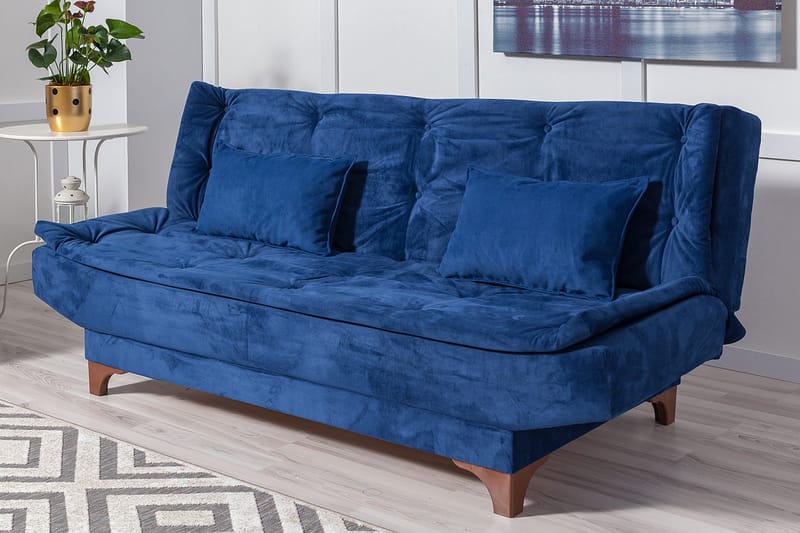 Defiglio 3-seter Sovesofa - Blå - Møbler - Sofaer - Sovesofaer