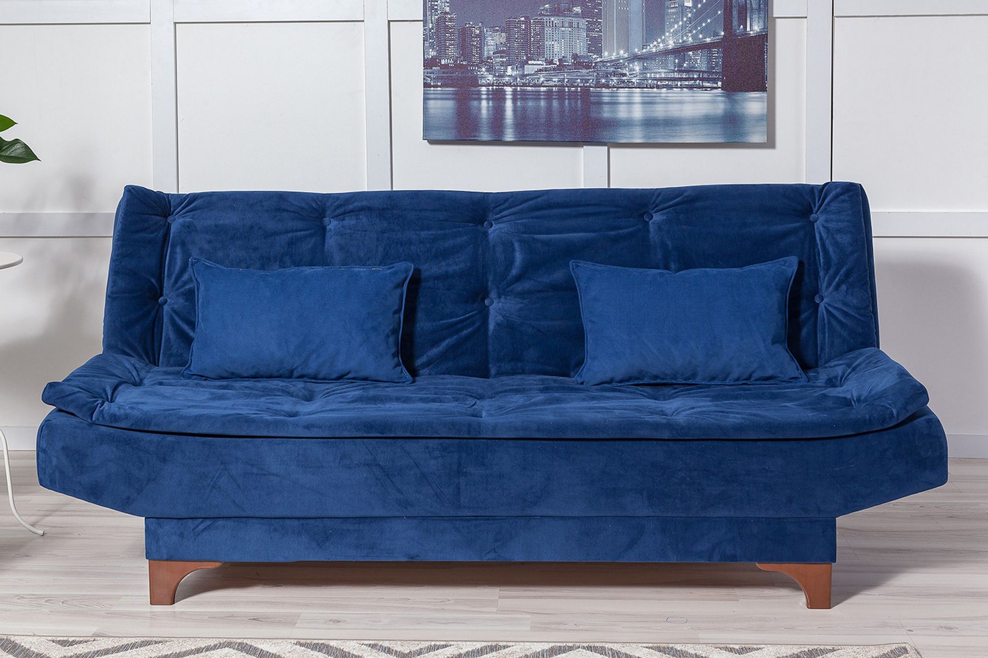 Defiglio 3-seter Sovesofa - Blå - Møbler - Sofaer - Sovesofaer