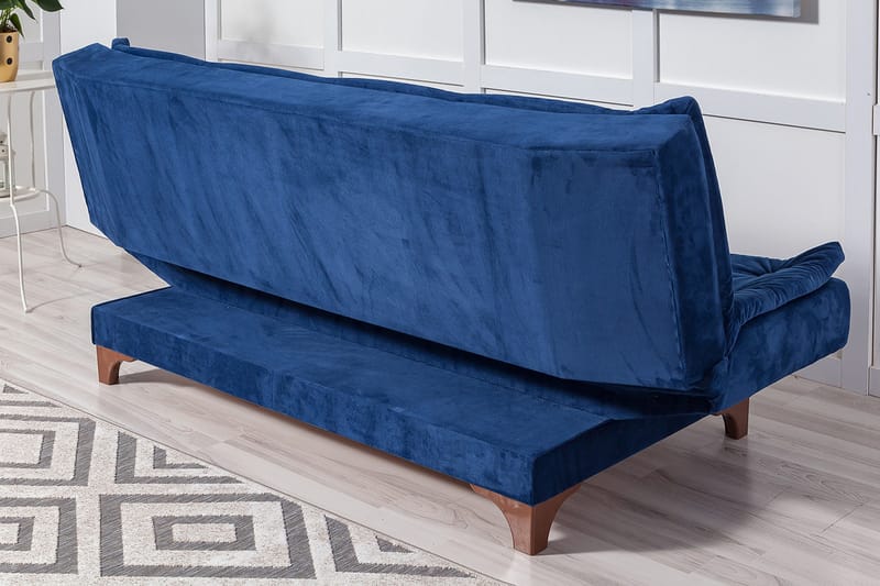 Defiglio 3-seter Sovesofa - Blå - Møbler - Sofaer - Sovesofaer