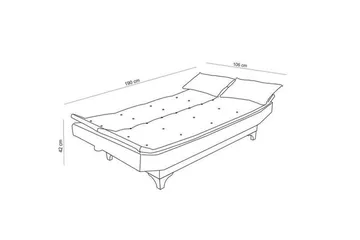 Defiglio 3-seter Sovesofa - Brun - Møbler - Sofaer - Sovesofaer