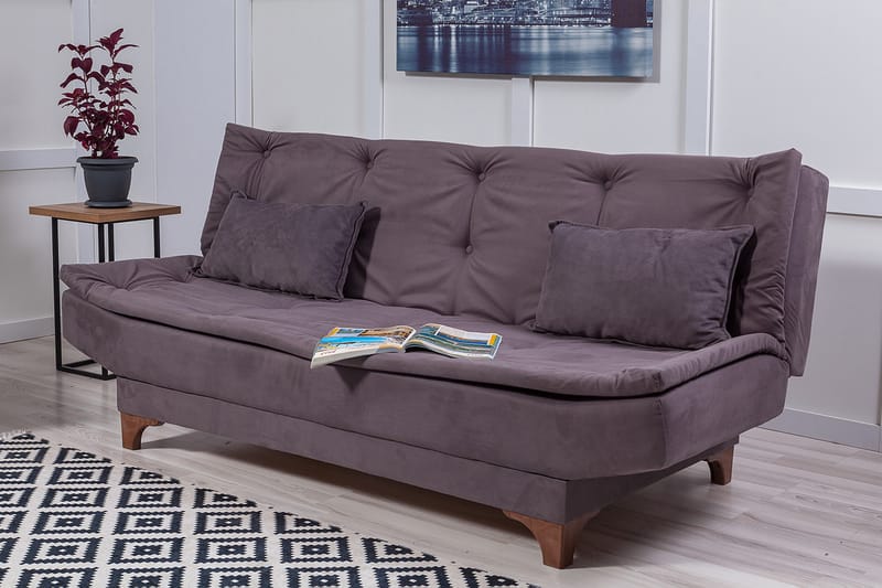Defiglio 3-seter Sovesofa - Grå - Møbler - Sofaer - Sovesofaer