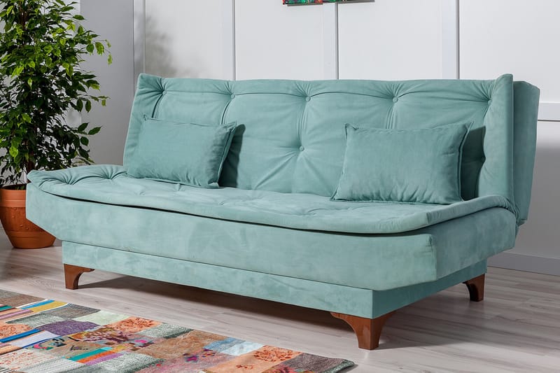 Defiglio 3-seter Sovesofa - Grønn - Møbler - Sofaer - Sovesofaer