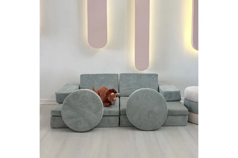 Deliones Sovesofa - Blå - Møbler - Sofaer - Sovesofaer