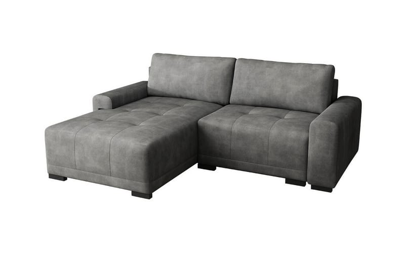Denegal 2-seters Hjørnesovesofa - Mørkegrå - Møbler - Sofaer - Sovesofaer