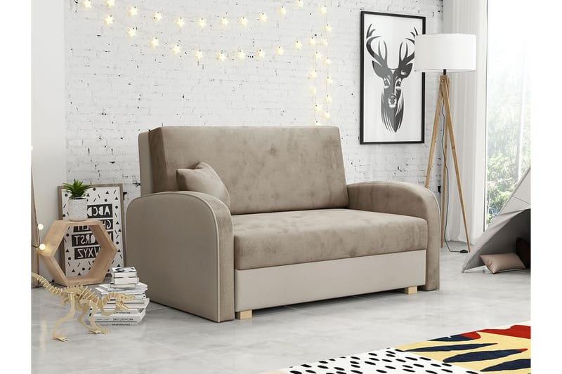 Denegal 2-seters Sovesofa - Beige - Møbler - Sofaer - Sovesofaer