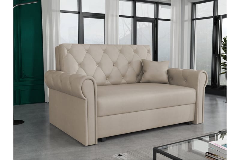 Denegal 2-seters Sovesofa - Beige - Sovesofaer - 2 seters sovesofa