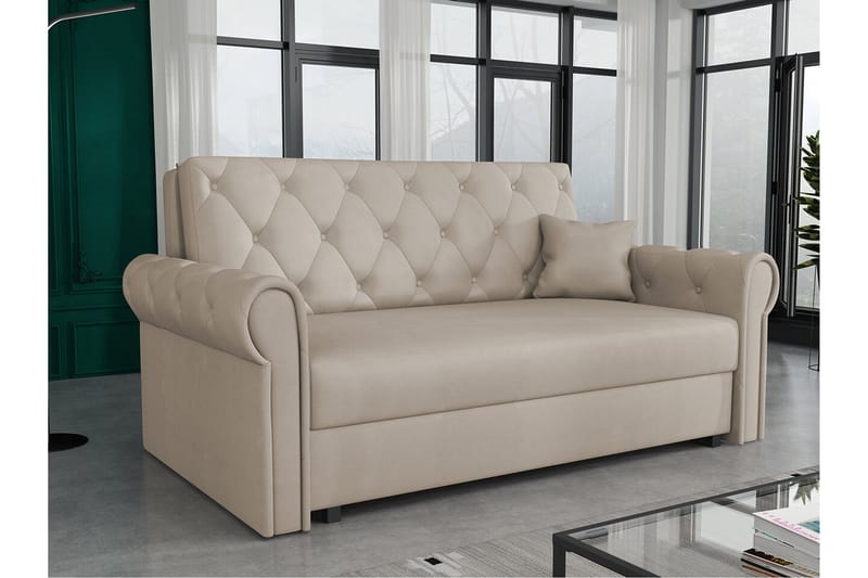 Denegal 2-seters Sovesofa - Beige - Møbler - Sofaer - Sovesofaer