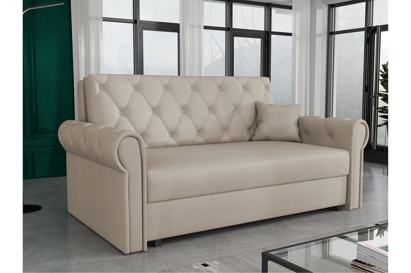 Denegal 2-seters Sovesofa - Beige - Sovesofaer - 2 seters sovesofa