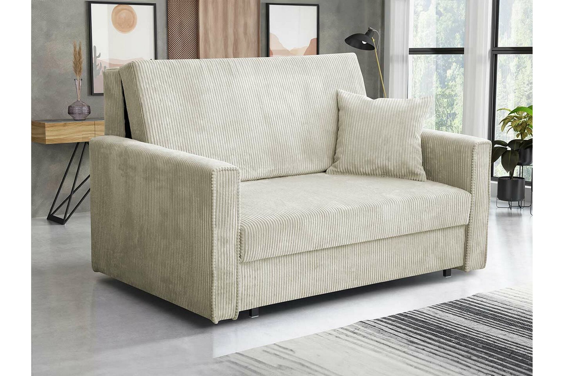 Denegal 2-seters Sovesofa - Beige - Møbler - Sofaer - Sovesofaer