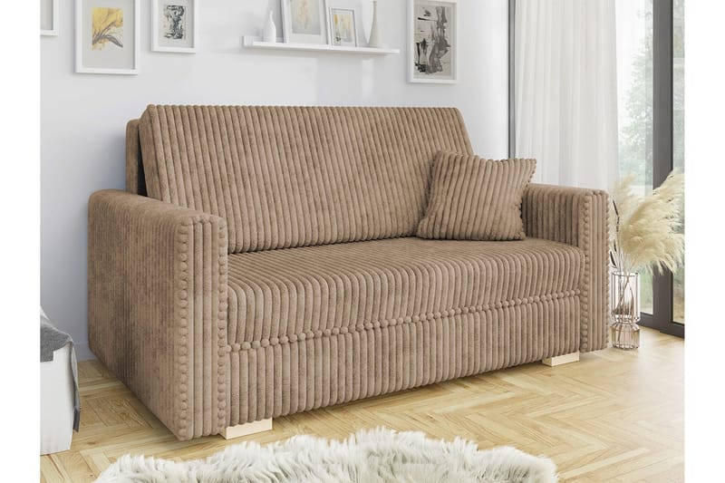 Denegal 2-seters Sovesofa - Beige - Sovesofaer - 2 seters sovesofa