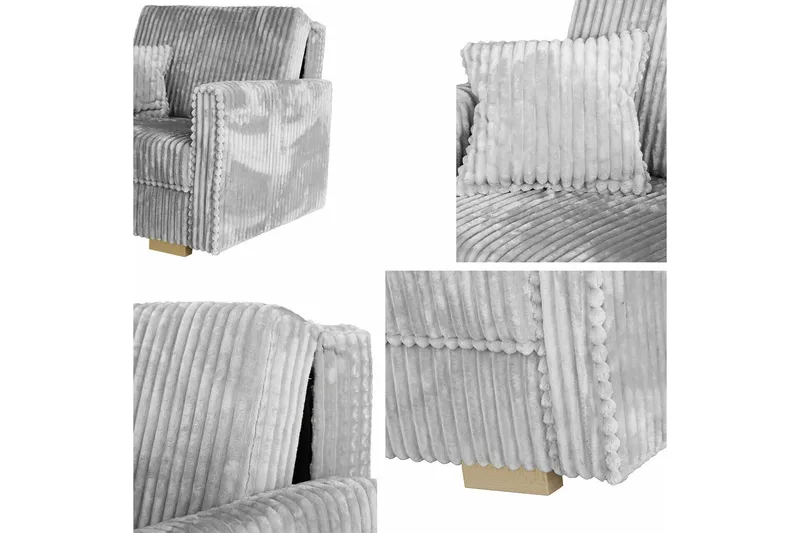 Denegal 2-seters Sovesofa - Beige/Lys Beige - Møbler - Sofaer - Sovesofaer