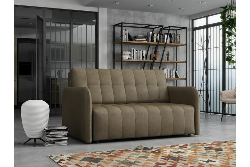 Denegal 2-seters Sovesofa - Brun - Sovesofaer - 2 seters sovesofa