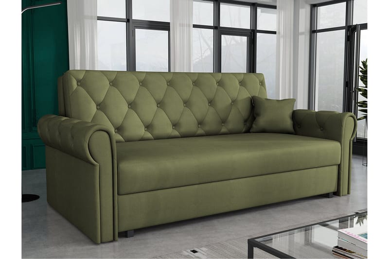 Denegal 2-seters Sovesofa - Grøn - Møbler - Sofaer - Sovesofaer