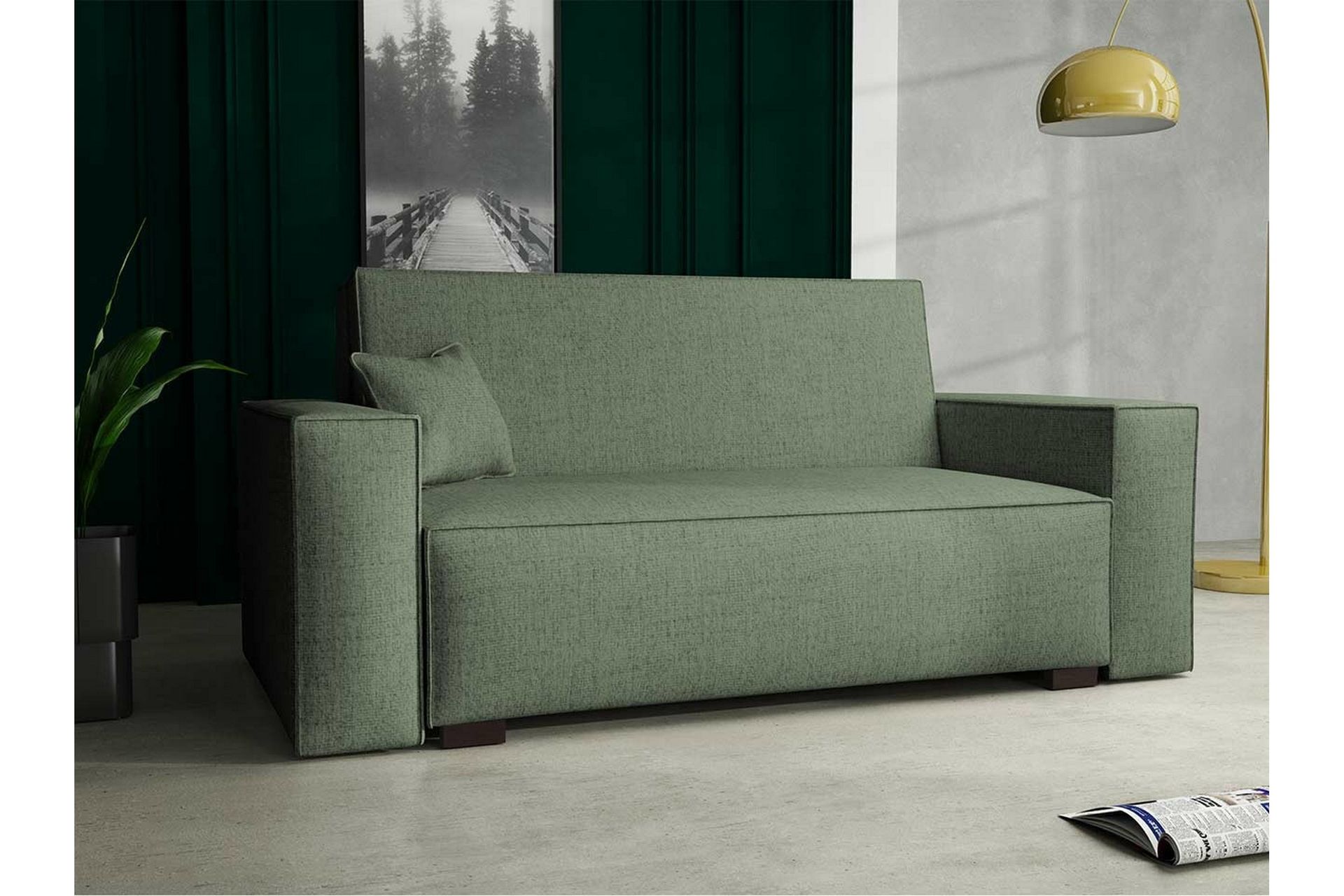 Denegal 2-seters Sovesofa - Grøn - Møbler - Sofaer - Sovesofaer