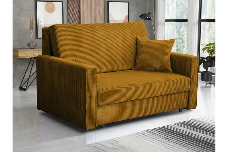 Denegal 2-seters Sovesofa - Gul - Møbler - Sofaer - Sovesofaer