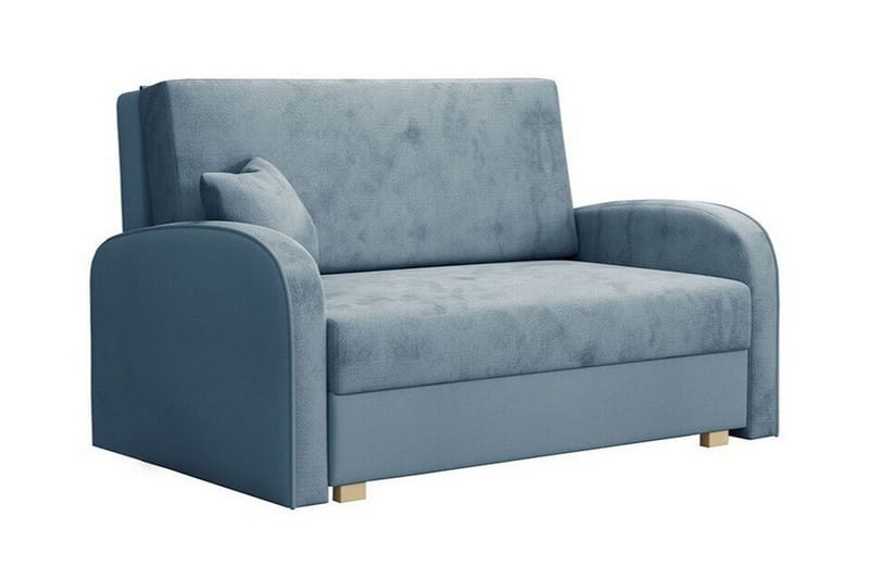 Denegal 2-seters Sovesofa - Lyseblå/Mørkeblå - Møbler - Sofaer - Sovesofaer