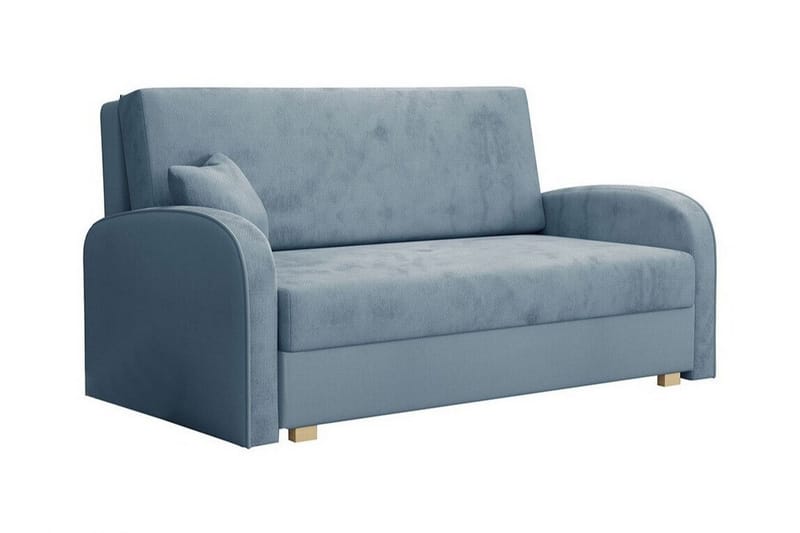 Denegal 2-seters Sovesofa - Lyseblå/Mørkeblå - Møbler - Sofaer - Sovesofaer