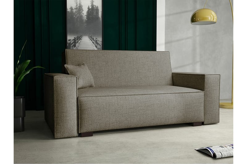 Denegal 2-seters Sovesofa - Lysebrun/Beige - Sovesofaer - 2 seters sovesofa