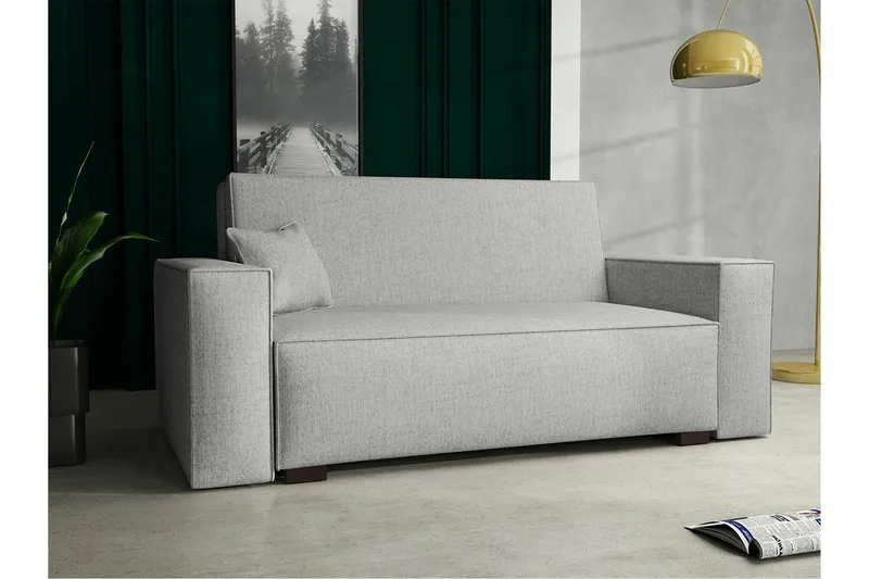 Denegal 2-seters Sovesofa - Lysegrå - Møbler - Sofaer - Sovesofaer