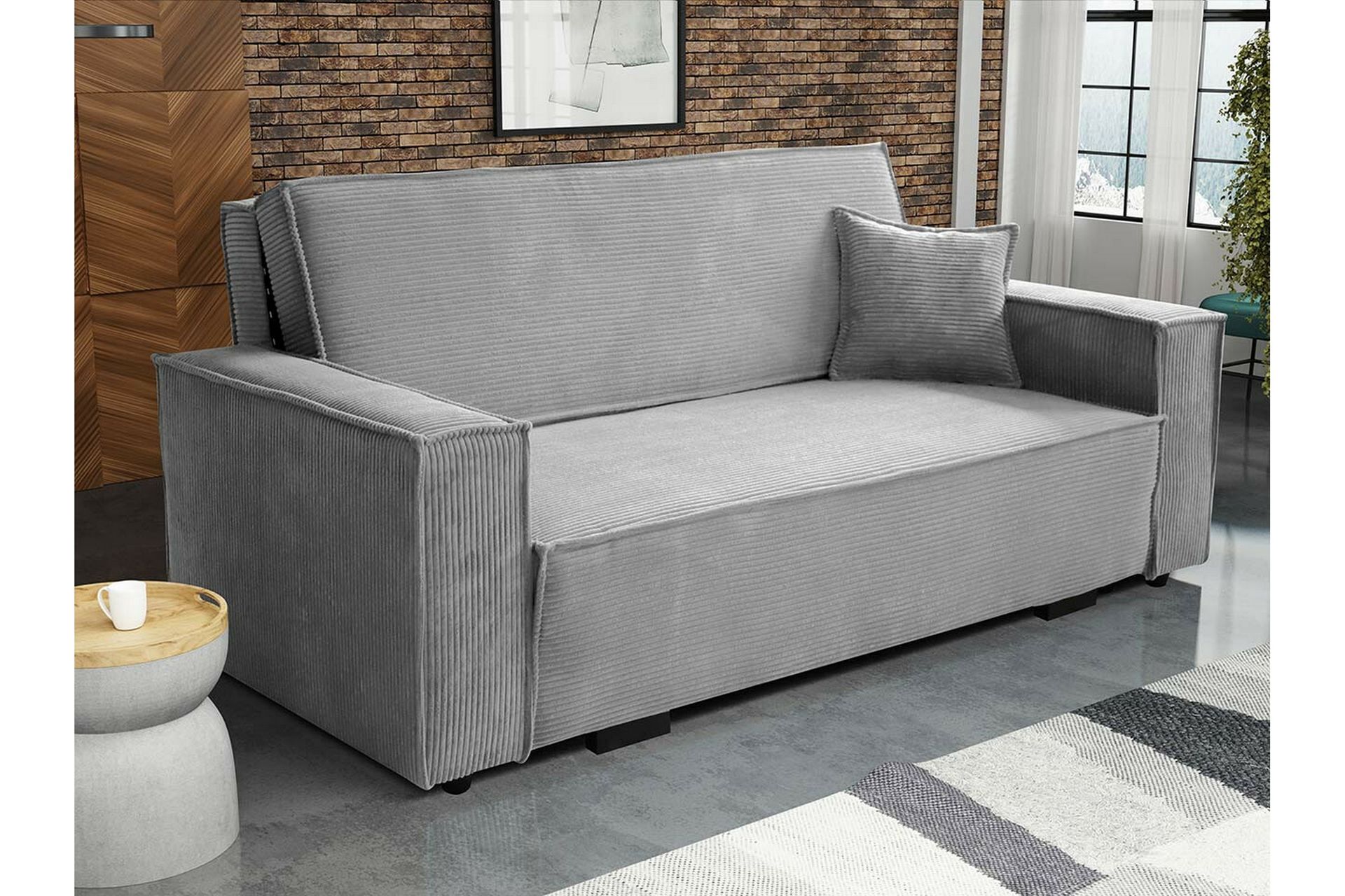 Denegal 2-seters Sovesofa - Lysegrå - Møbler - Sofaer - Sovesofaer