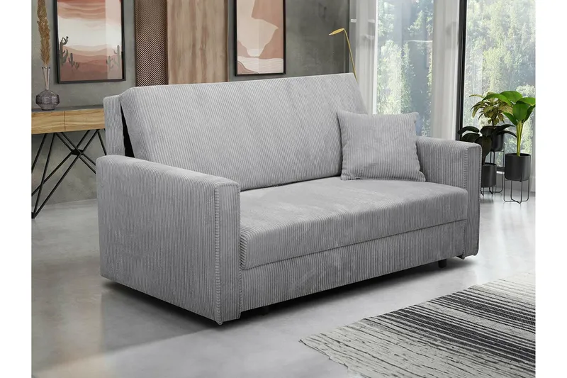 Denegal 2-seters Sovesofa - Lysegrå - Møbler - Sofaer - Sovesofaer