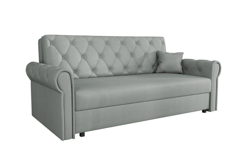 Denegal 2-seters Sovesofa, Lysegrå/Mørkegrå