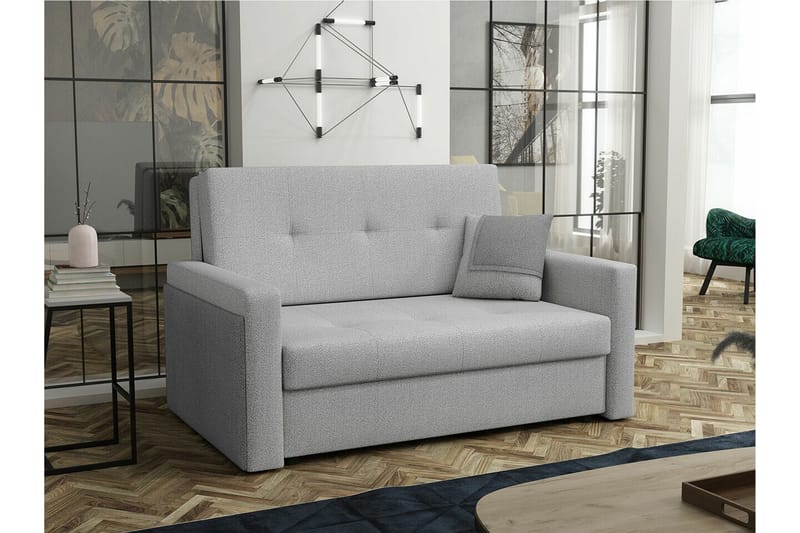 Denegal 2-seters Sovesofa - Lysegrå/Mørkegrå - Møbler - Sofaer - Sovesofaer