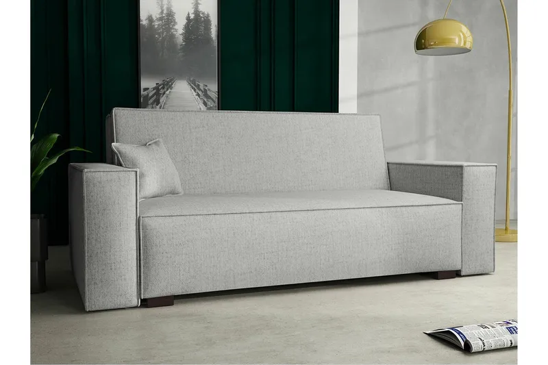 Denegal 2-seters Sovesofa - Lysegrå/Mørkegrå - Møbler - Sofaer - Sovesofaer