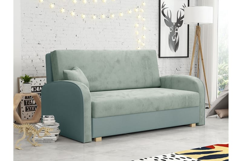 Denegal 2-seters Sovesofa - Lysegrønn - Møbler - Sofaer - Sovesofaer