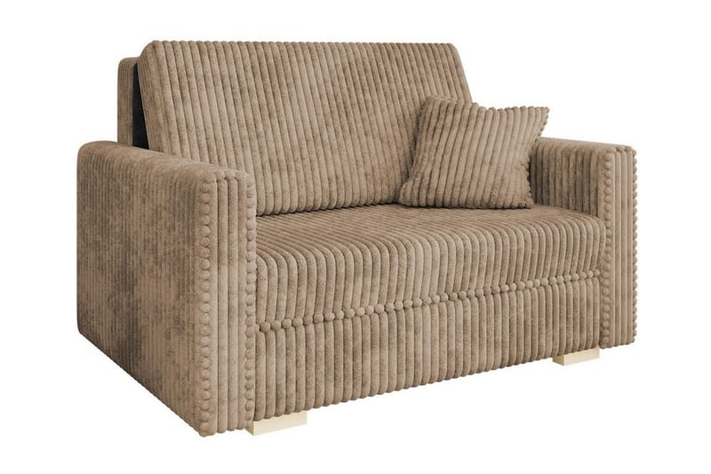 Denegal 2-seters Sovesofa - Mørk Beige/Mocca - Sovesofaer - 2 seters sovesofa