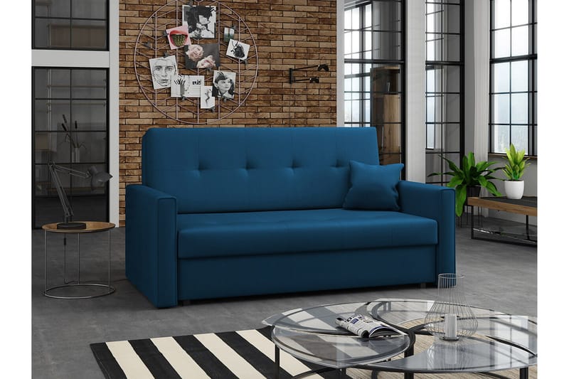 Denegal 2-seters Sovesofa - Mørkeblå - Møbler - Sofaer - Sovesofaer