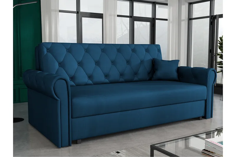 Denegal 2-seters Sovesofa - Mørkeblå - Møbler - Sofaer - Sovesofaer