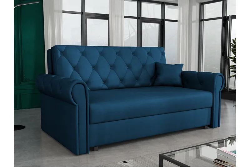 Denegal 2-seters Sovesofa - Mørkeblå - Møbler - Sofaer - Sovesofaer