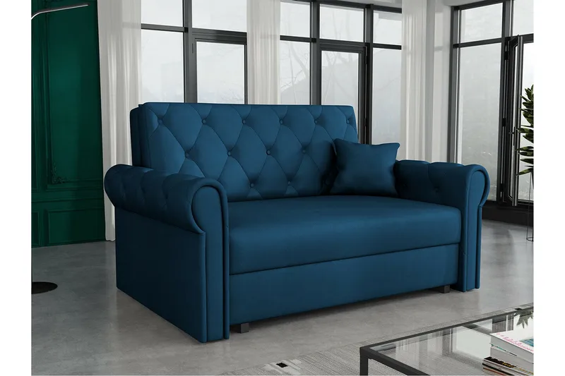 Denegal 2-seters Sovesofa - Mørkeblå - Møbler - Sofaer - Sovesofaer