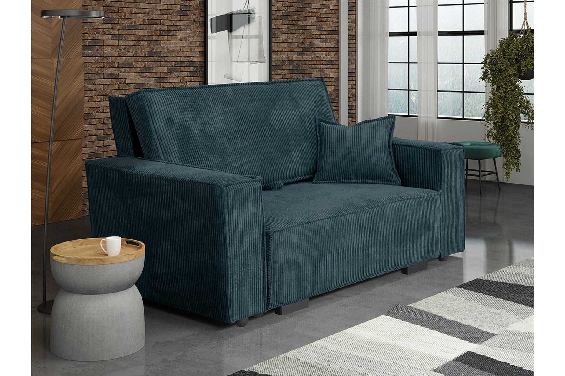 Denegal 2-seters Sovesofa - Mørkeblå - Møbler - Sofaer - Sovesofaer