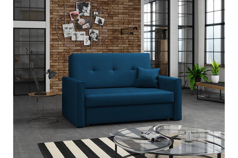 Denegal 2-seters Sovesofa - Mørkeblå - Møbler - Sofaer - Sovesofaer