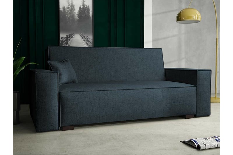 Denegal 2-seters Sovesofa - Mørkeblå/Grå - Møbler - Sofaer - Sovesofaer