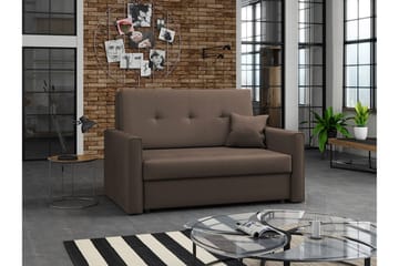 Denegal 2-seters Sovesofa - Mørkebrun - Møbler - Sofaer - Sovesofaer