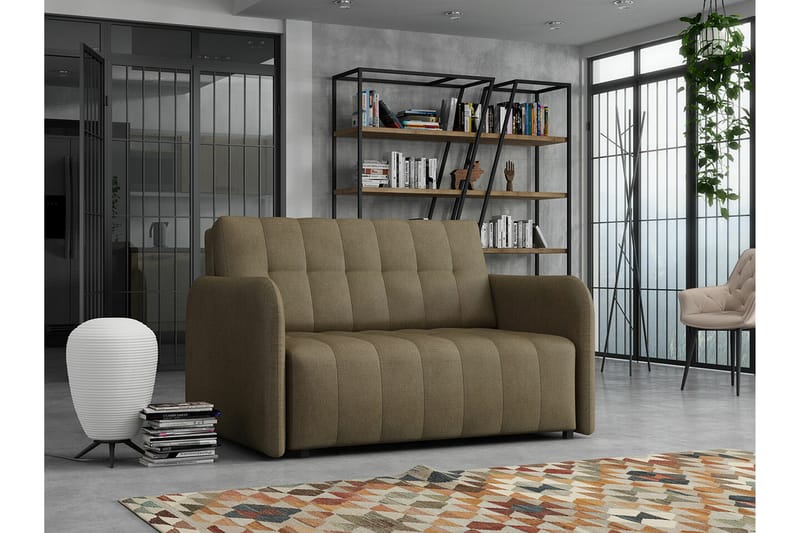 Denegal 2-seters Sovesofa - Mørkebrun - Møbler - Sofaer - Sovesofaer