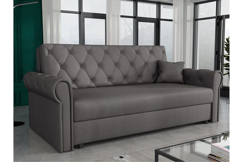 Denegal 2-seters Sovesofa - Mørkegrå - Møbler - Sofaer - Sovesofaer