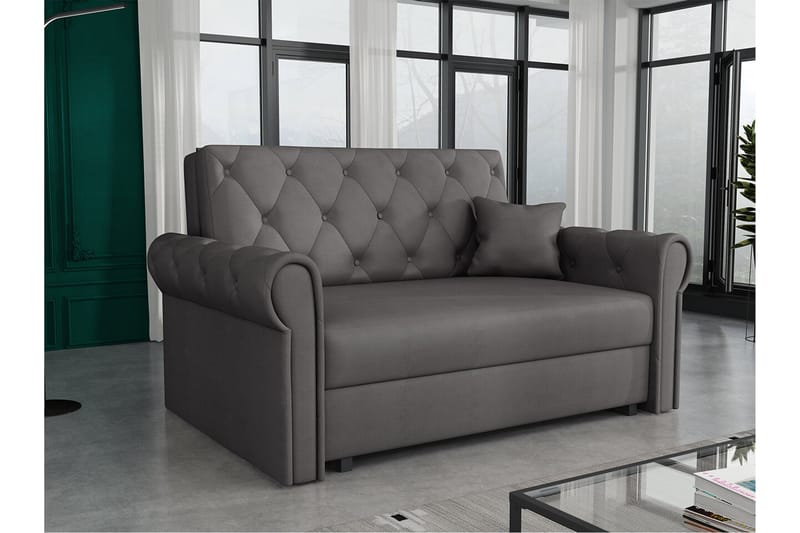 Denegal 2-seters Sovesofa - Mørkegrå - Møbler - Sofaer - Sovesofaer
