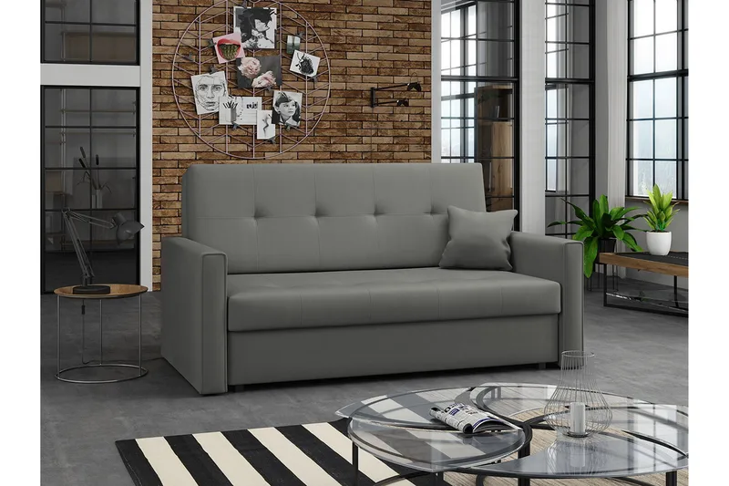 Denegal 2-seters Sovesofa - Mørkegrå - Møbler - Sofaer - Sovesofaer